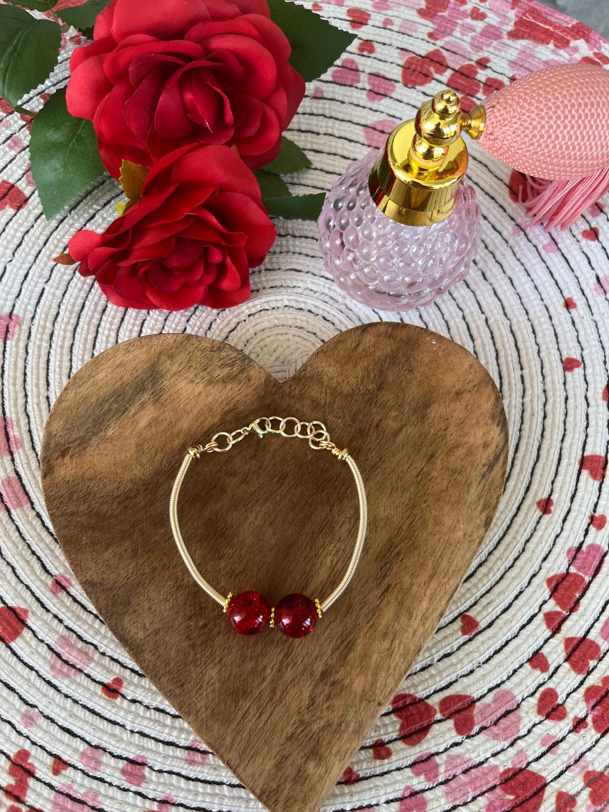 Pulsera Lazo De Luz - Color Rojo