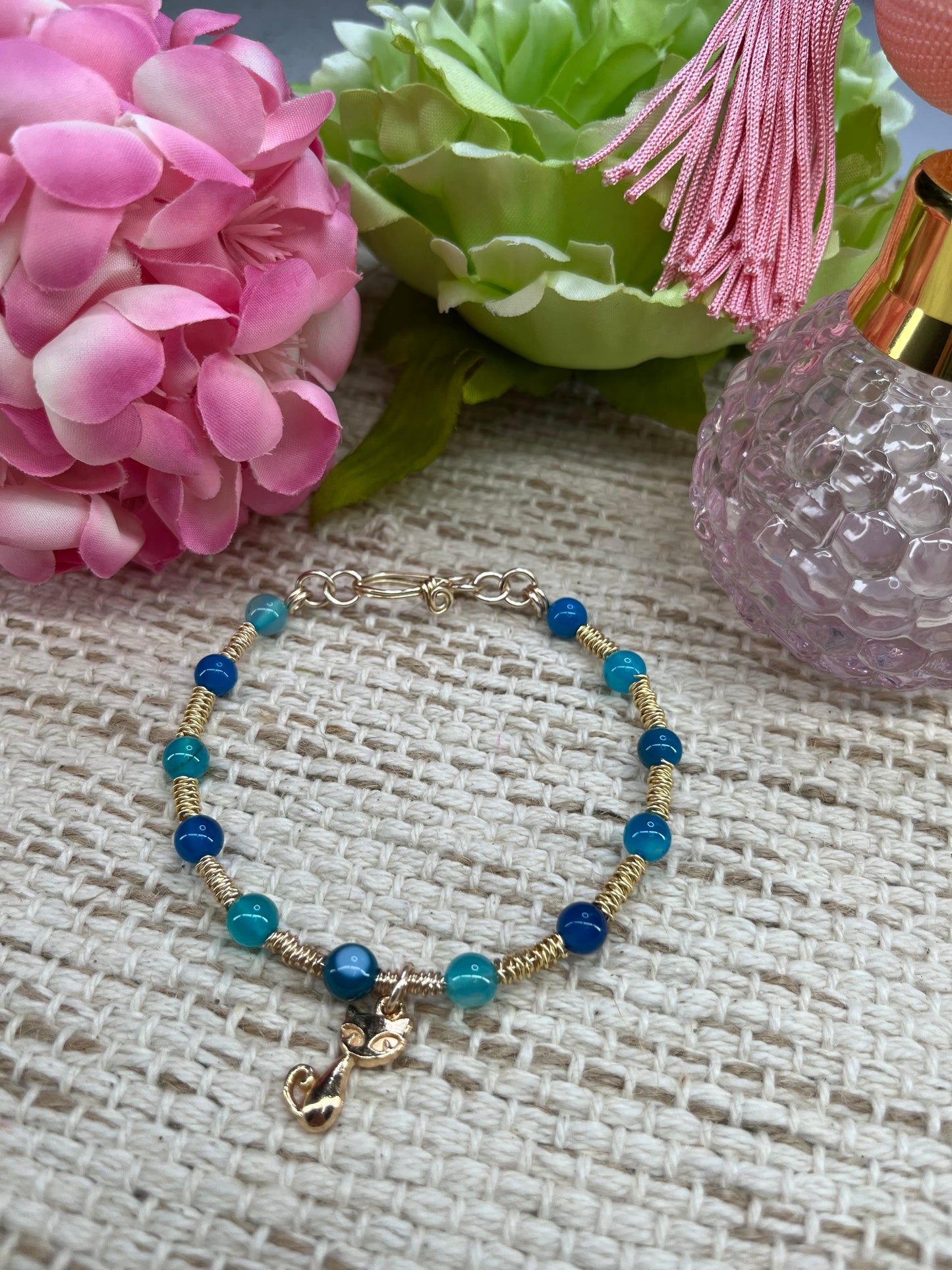Colección: Ecos De La Esencia ( Pulsera # 2 Mar Y Gracia)