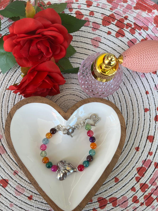 Pulsera Esencia Del Corazón - En colores Mixto